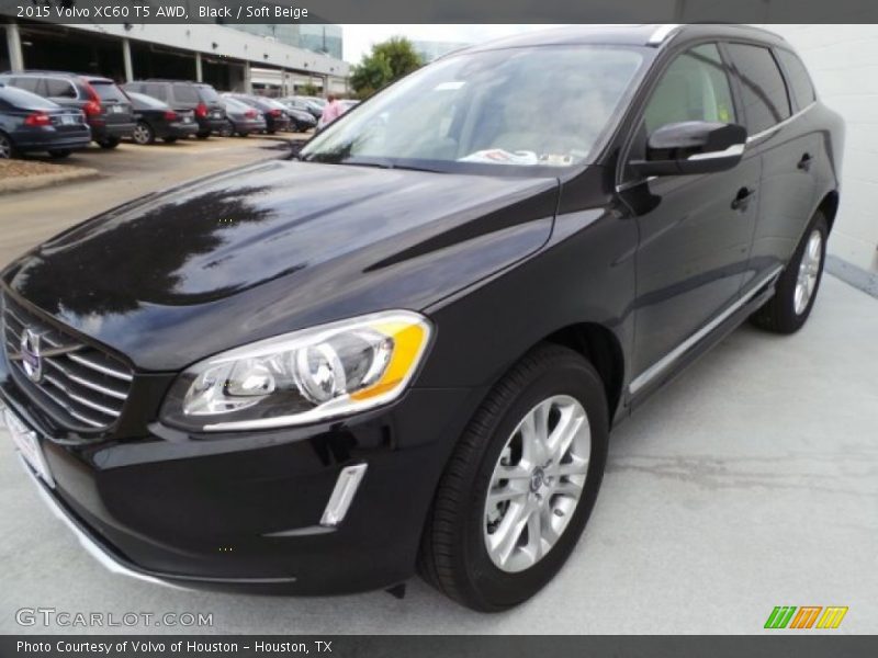 Black / Soft Beige 2015 Volvo XC60 T5 AWD