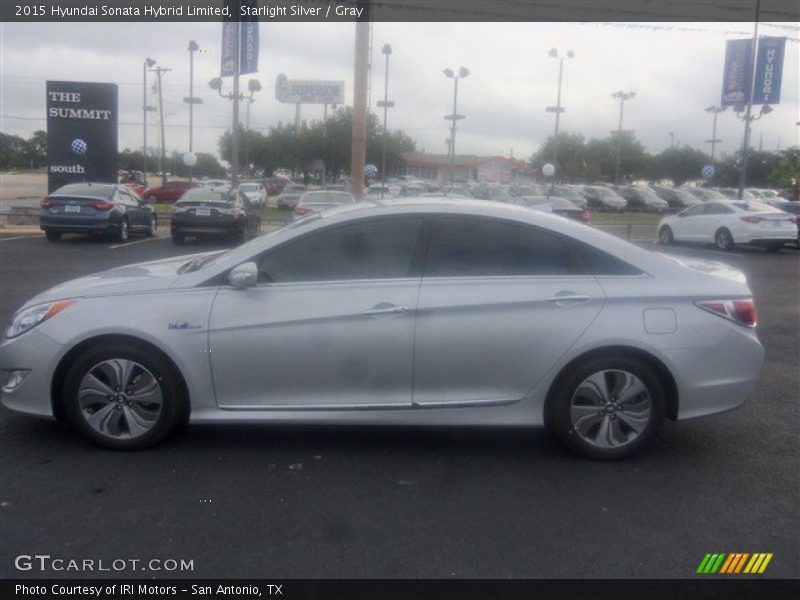 Starlight Silver / Gray 2015 Hyundai Sonata Hybrid Limited