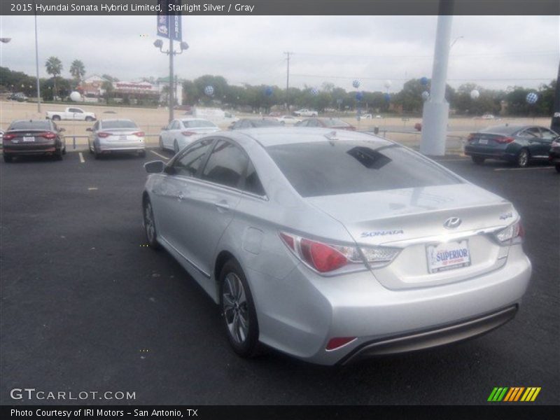 Starlight Silver / Gray 2015 Hyundai Sonata Hybrid Limited