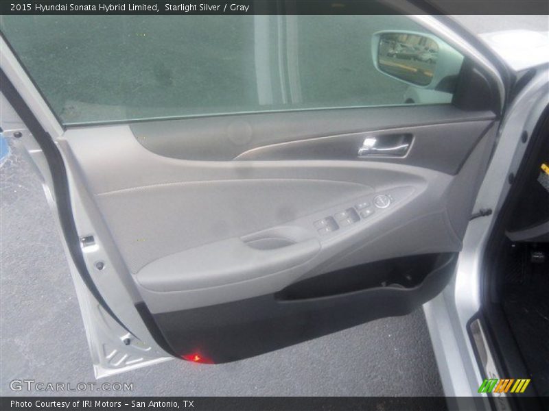 Starlight Silver / Gray 2015 Hyundai Sonata Hybrid Limited