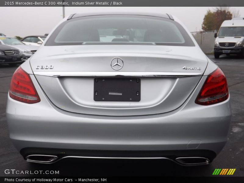 Iridium Silver Metallic / Black 2015 Mercedes-Benz C 300 4Matic