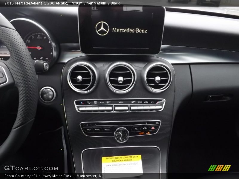 Iridium Silver Metallic / Black 2015 Mercedes-Benz C 300 4Matic