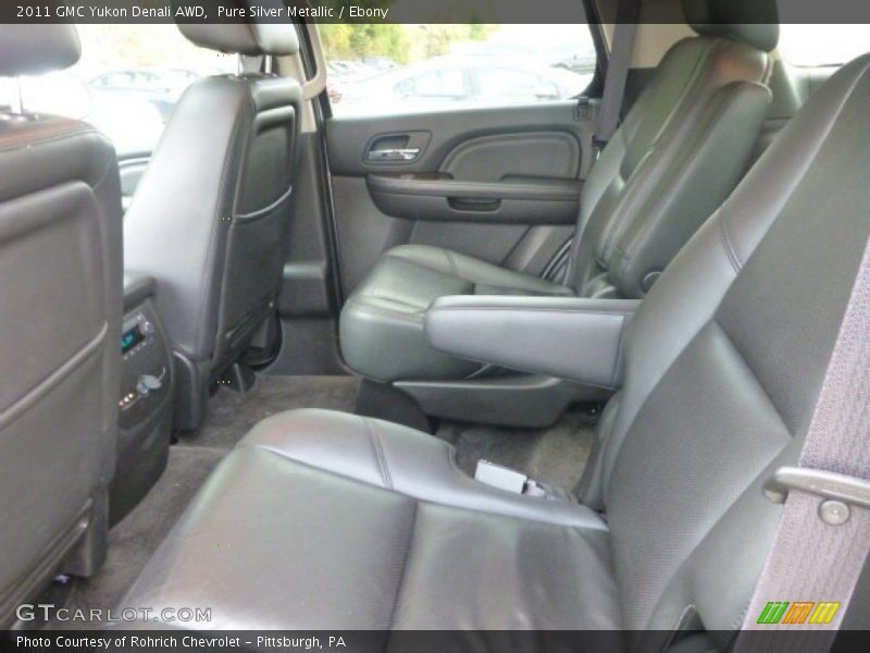 Pure Silver Metallic / Ebony 2011 GMC Yukon Denali AWD