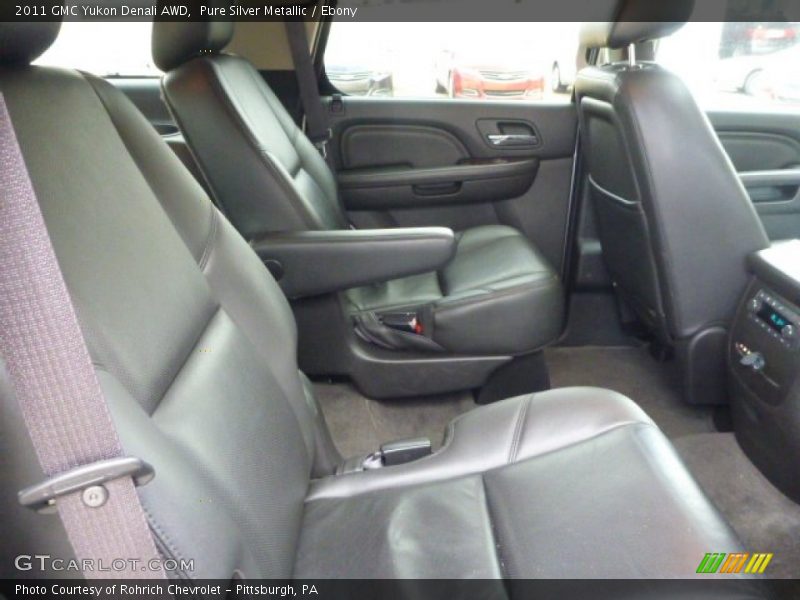 Pure Silver Metallic / Ebony 2011 GMC Yukon Denali AWD