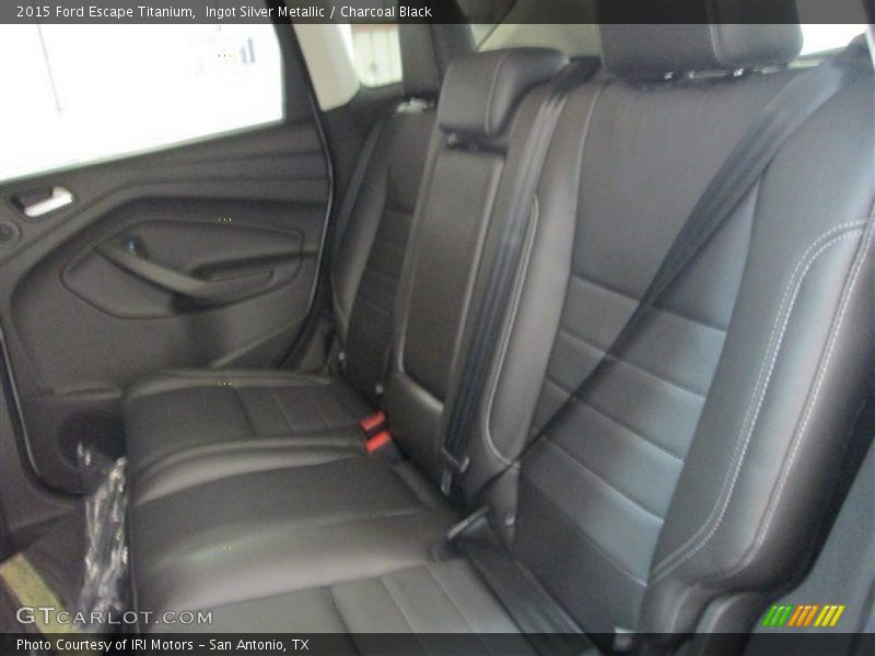 Ingot Silver Metallic / Charcoal Black 2015 Ford Escape Titanium