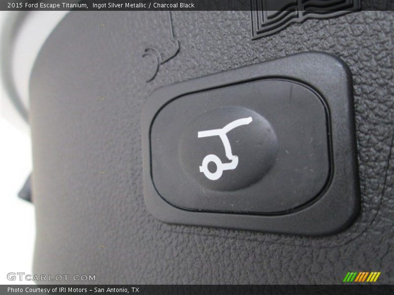 Ingot Silver Metallic / Charcoal Black 2015 Ford Escape Titanium