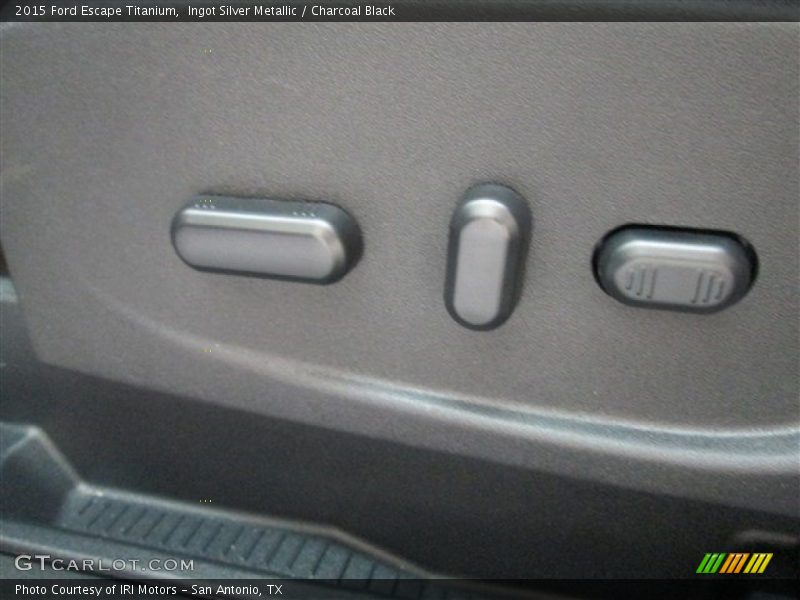 Ingot Silver Metallic / Charcoal Black 2015 Ford Escape Titanium