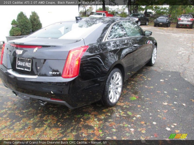 Black Raven / Jet Black/Jet Black 2015 Cadillac ATS 2.0T AWD Coupe