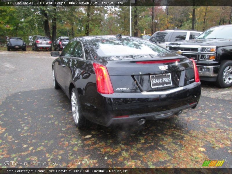Black Raven / Jet Black/Jet Black 2015 Cadillac ATS 2.0T AWD Coupe