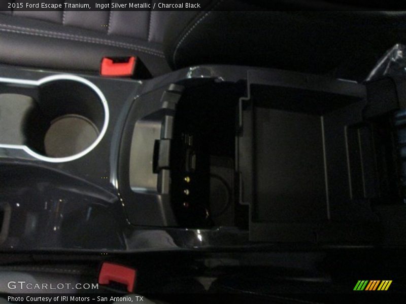 Ingot Silver Metallic / Charcoal Black 2015 Ford Escape Titanium