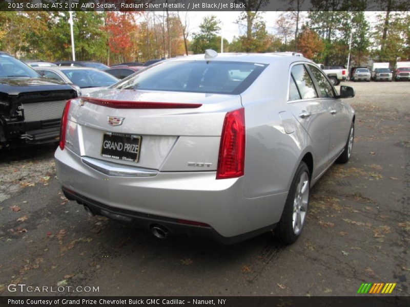 Radiant Silver Metallic / Jet Black/Jet Black 2015 Cadillac ATS 2.0T AWD Sedan