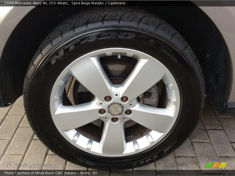 Sand Beige Metallic / Cashmere 2009 Mercedes-Benz ML 350 4Matic