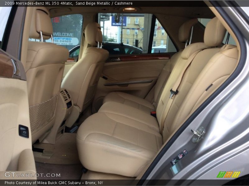 Sand Beige Metallic / Cashmere 2009 Mercedes-Benz ML 350 4Matic