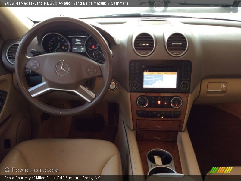Sand Beige Metallic / Cashmere 2009 Mercedes-Benz ML 350 4Matic