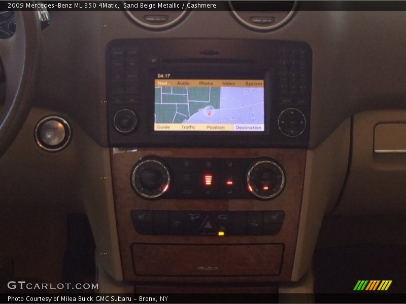 Sand Beige Metallic / Cashmere 2009 Mercedes-Benz ML 350 4Matic