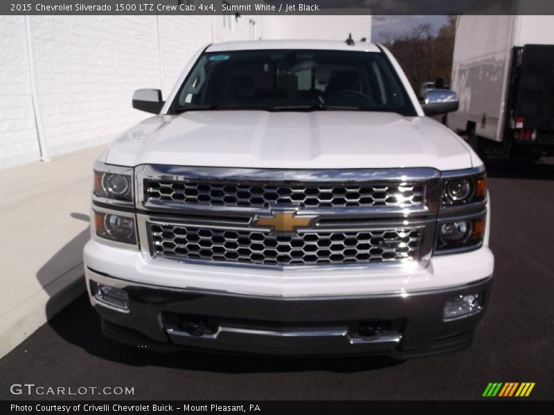 Summit White / Jet Black 2015 Chevrolet Silverado 1500 LTZ Crew Cab 4x4