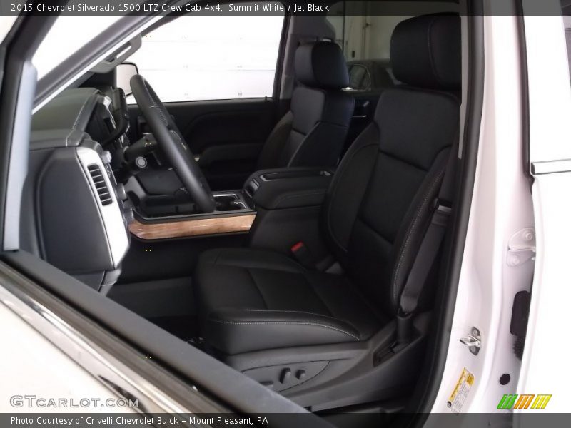 Summit White / Jet Black 2015 Chevrolet Silverado 1500 LTZ Crew Cab 4x4