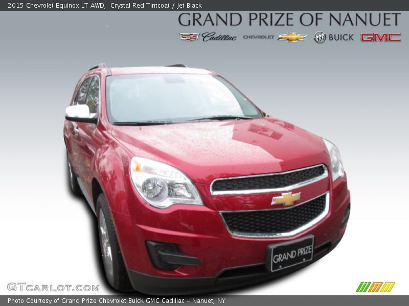 Crystal Red Tintcoat / Jet Black 2015 Chevrolet Equinox LT AWD