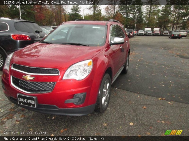Crystal Red Tintcoat / Jet Black 2015 Chevrolet Equinox LT AWD