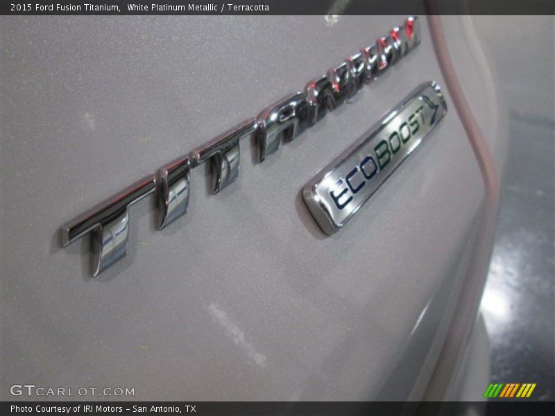 White Platinum Metallic / Terracotta 2015 Ford Fusion Titanium