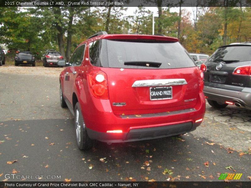 Crystal Red Tintcoat / Jet Black 2015 Chevrolet Equinox LT AWD