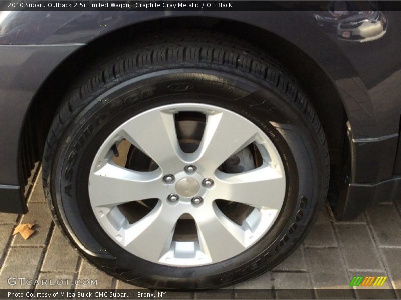 Graphite Gray Metallic / Off Black 2010 Subaru Outback 2.5i Limited Wagon