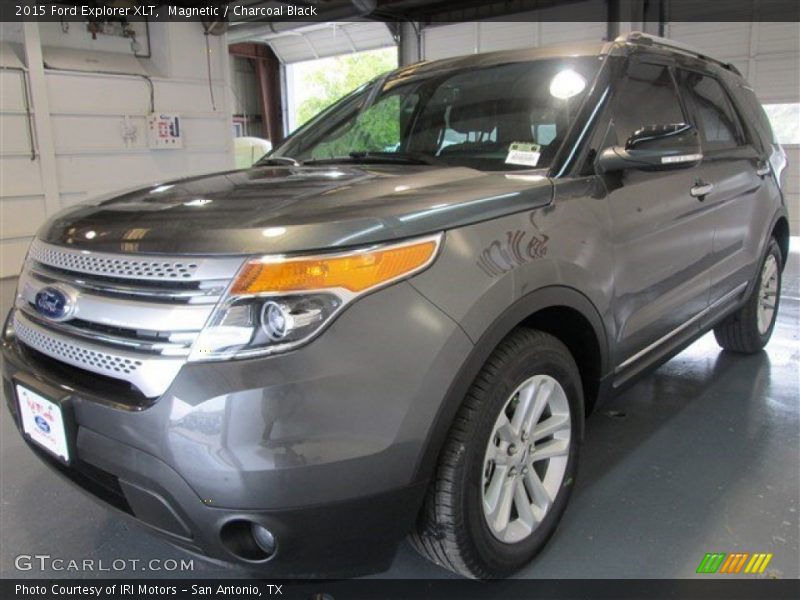 Magnetic / Charcoal Black 2015 Ford Explorer XLT