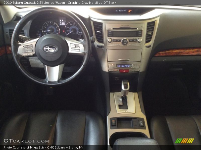 Graphite Gray Metallic / Off Black 2010 Subaru Outback 2.5i Limited Wagon