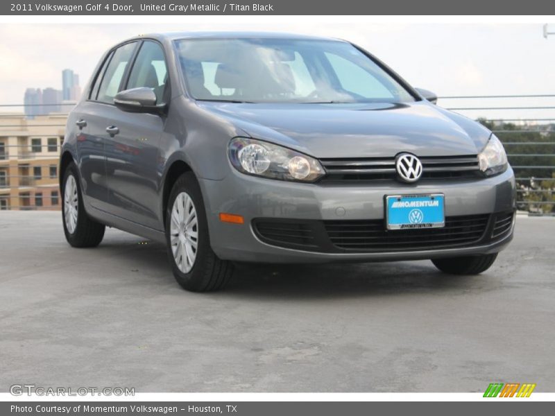 United Gray Metallic / Titan Black 2011 Volkswagen Golf 4 Door