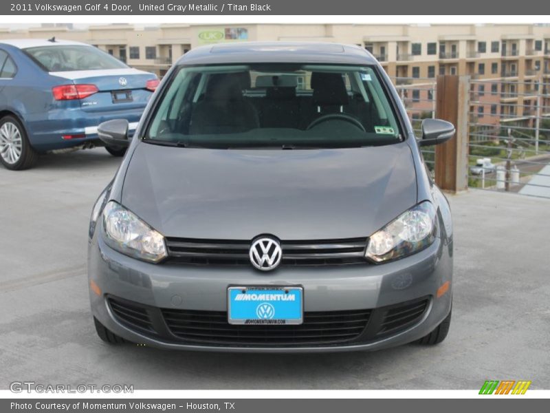 United Gray Metallic / Titan Black 2011 Volkswagen Golf 4 Door