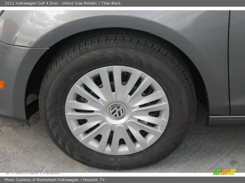 United Gray Metallic / Titan Black 2011 Volkswagen Golf 4 Door