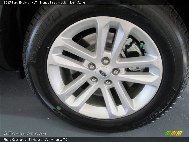 Bronze Fire / Medium Light Stone 2015 Ford Explorer XLT