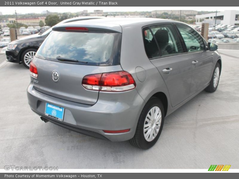 United Gray Metallic / Titan Black 2011 Volkswagen Golf 4 Door