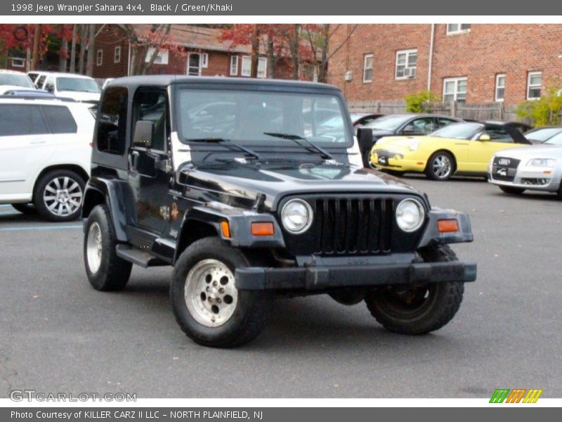 Black / Green/Khaki 1998 Jeep Wrangler Sahara 4x4