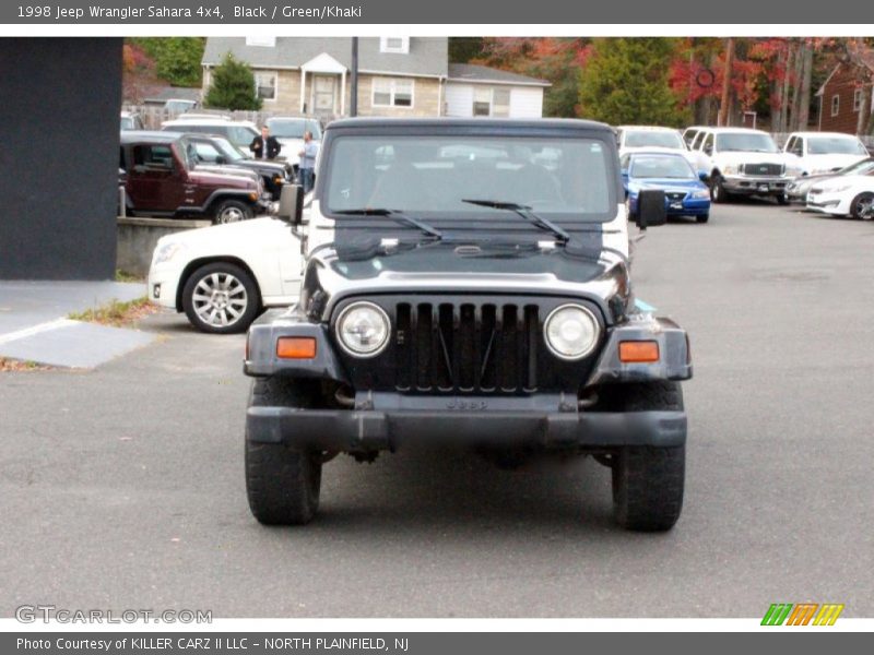 Black / Green/Khaki 1998 Jeep Wrangler Sahara 4x4