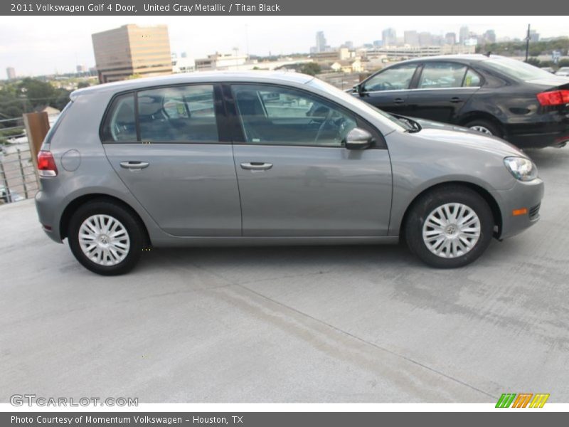 United Gray Metallic / Titan Black 2011 Volkswagen Golf 4 Door
