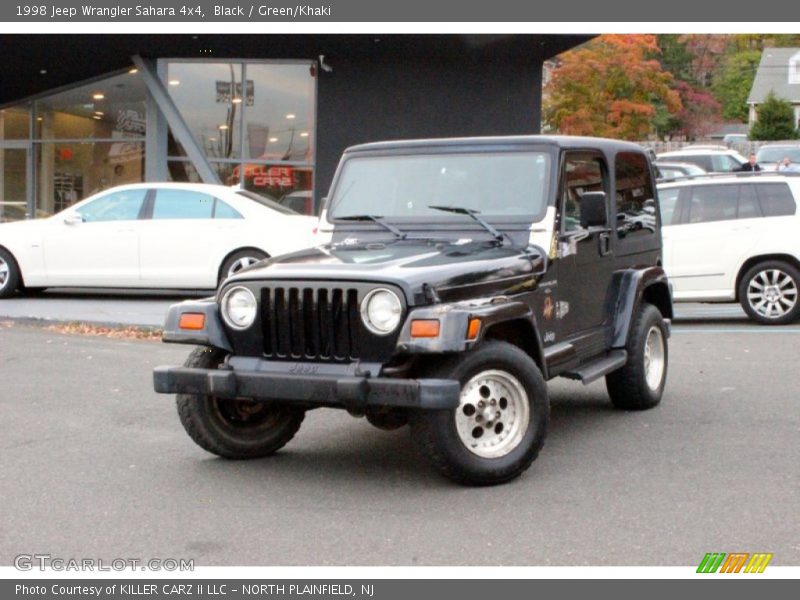 Black / Green/Khaki 1998 Jeep Wrangler Sahara 4x4