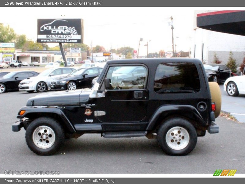 Black / Green/Khaki 1998 Jeep Wrangler Sahara 4x4