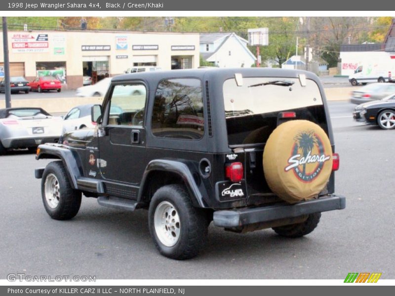 Black / Green/Khaki 1998 Jeep Wrangler Sahara 4x4
