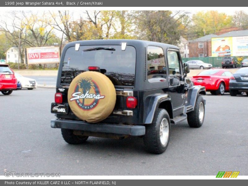 Black / Green/Khaki 1998 Jeep Wrangler Sahara 4x4