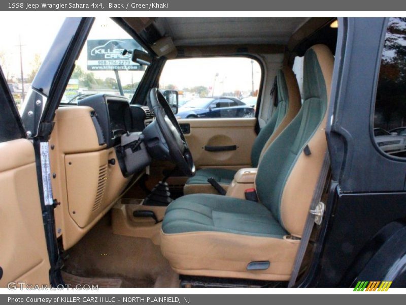 Front Seat of 1998 Wrangler Sahara 4x4