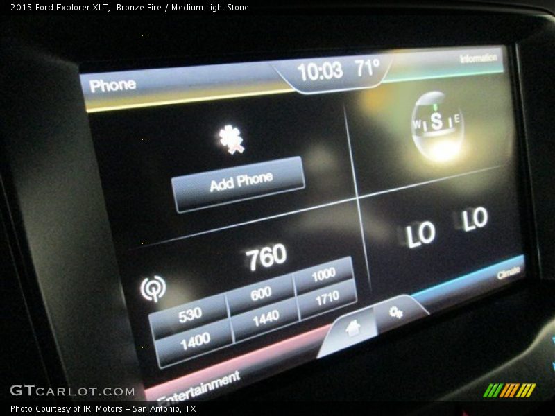 Bronze Fire / Medium Light Stone 2015 Ford Explorer XLT