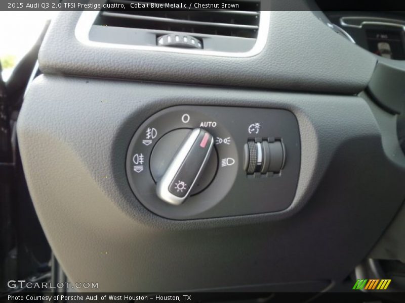 Cobalt Blue Metallic / Chestnut Brown 2015 Audi Q3 2.0 TFSI Prestige quattro
