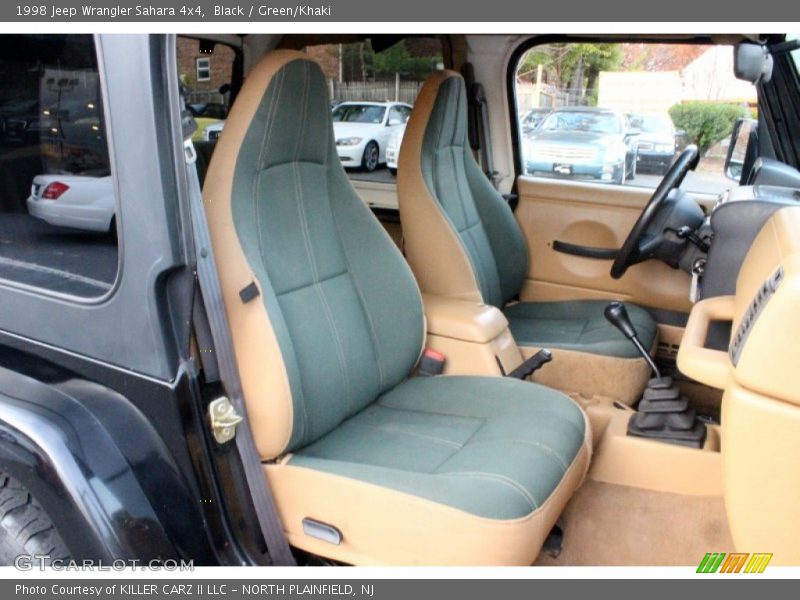 Front Seat of 1998 Wrangler Sahara 4x4