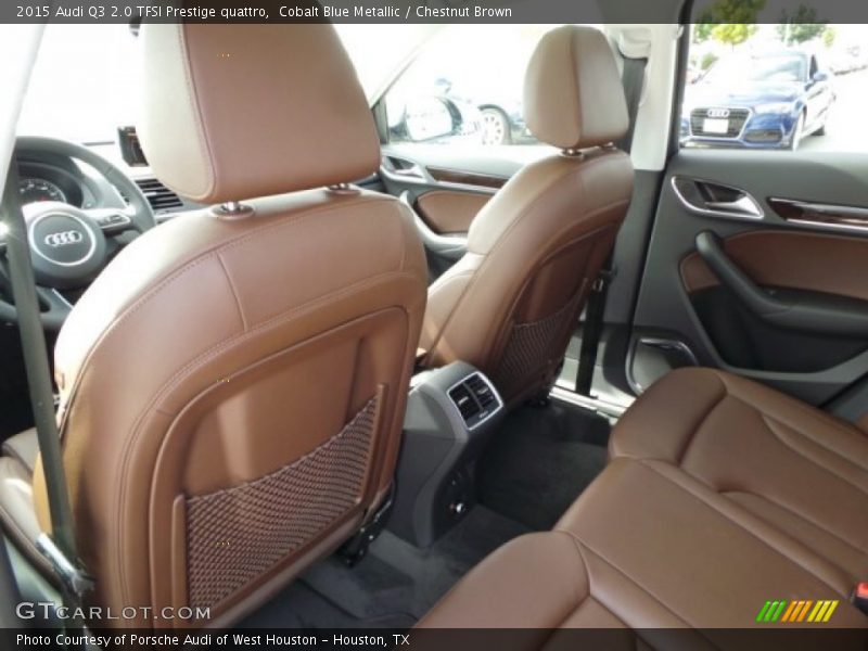 Cobalt Blue Metallic / Chestnut Brown 2015 Audi Q3 2.0 TFSI Prestige quattro