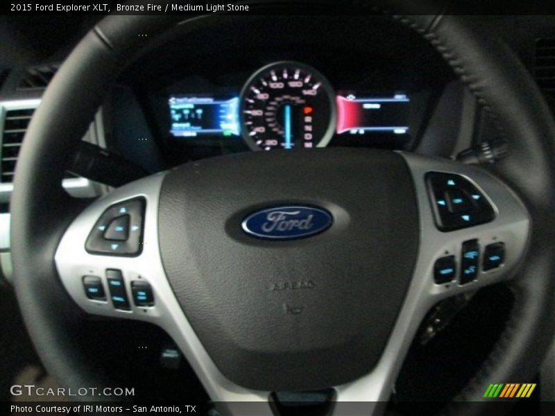 Bronze Fire / Medium Light Stone 2015 Ford Explorer XLT