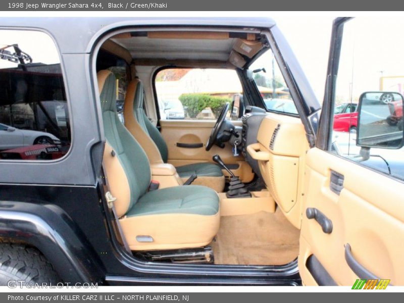 Black / Green/Khaki 1998 Jeep Wrangler Sahara 4x4