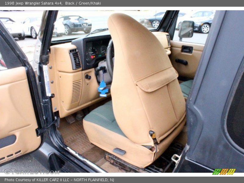 Black / Green/Khaki 1998 Jeep Wrangler Sahara 4x4