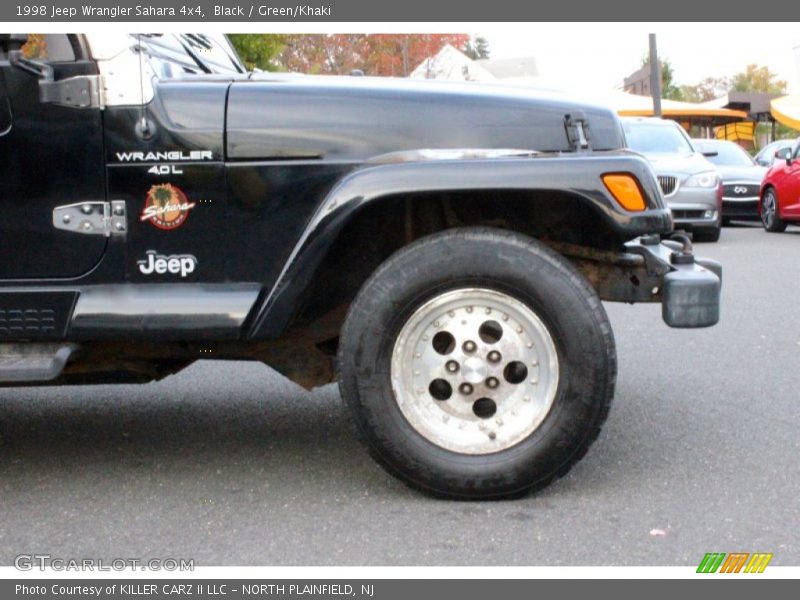 Black / Green/Khaki 1998 Jeep Wrangler Sahara 4x4