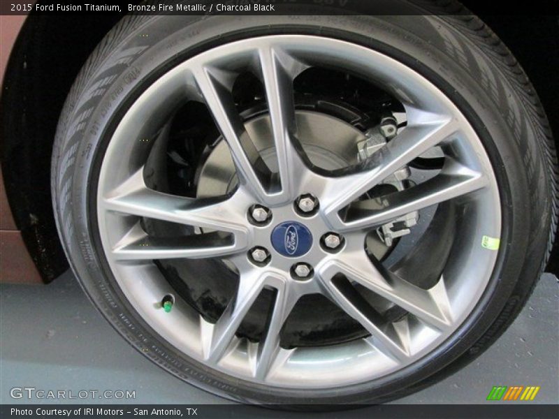 Bronze Fire Metallic / Charcoal Black 2015 Ford Fusion Titanium
